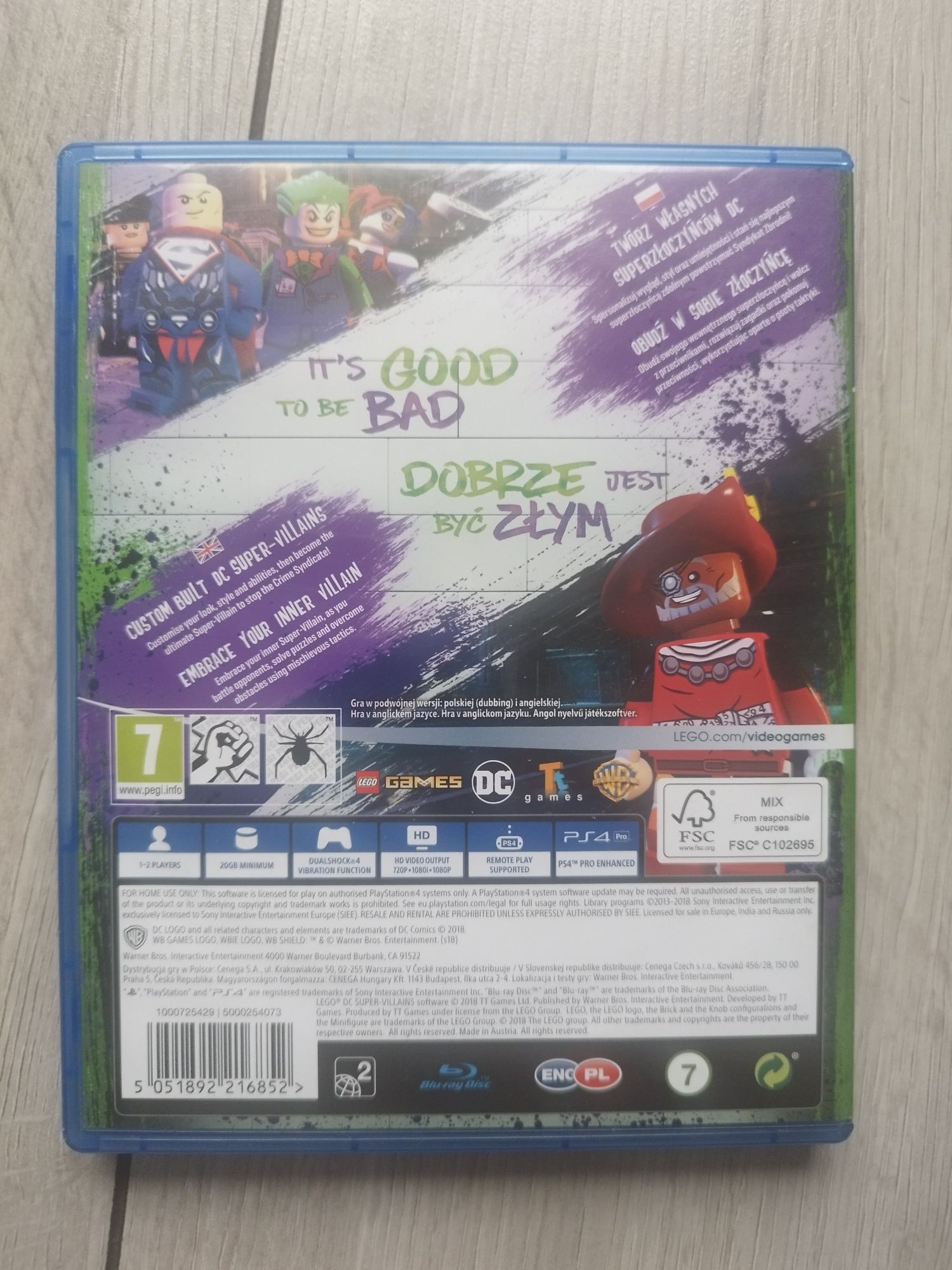 LEGO DC Super Villains PS4 ps5 po polsku