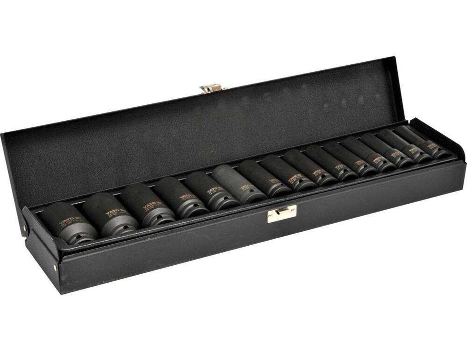 Sprzedam zestaw nasadek udarowych długich 15el, Yato