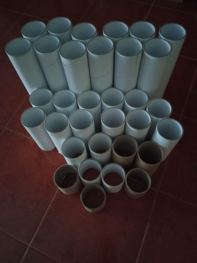 Rolos papel para trabalhos manuais