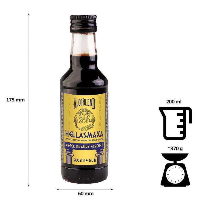Zaprawka - esencja do alkoholu ALCOBLEND - Hellasmaxa - 200 ml na 6 l