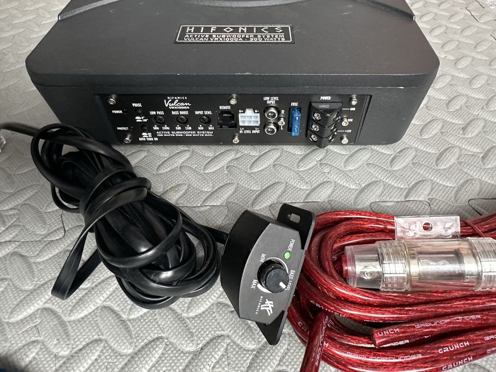 Hifonics vulcan VRX1000A subwofer aktuwny ppd siedzenie