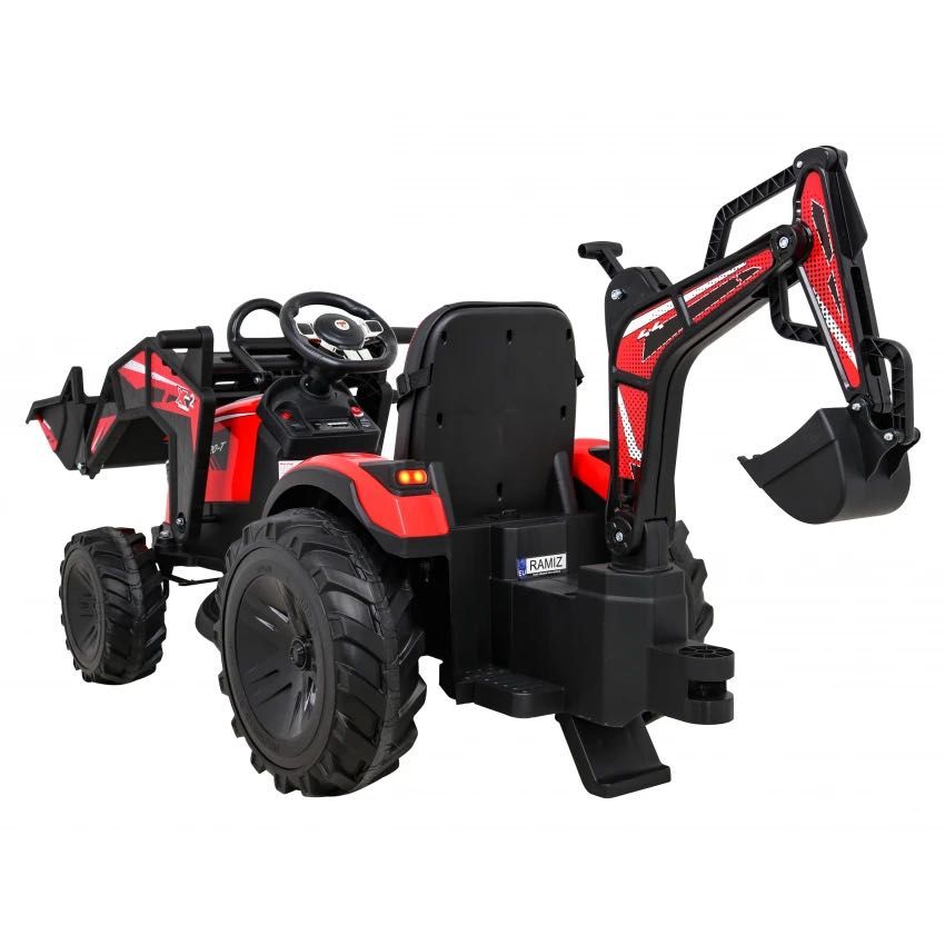 Auto Pojazd Traktor na akumulator z Przyczepą 720-T autko dla dzieci