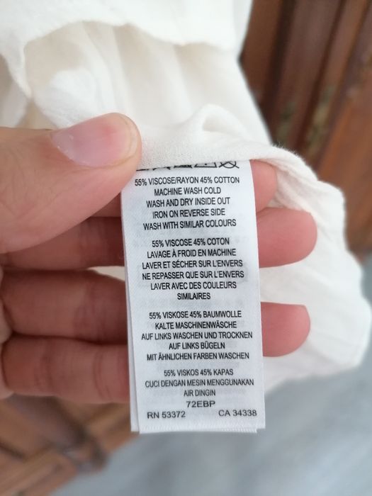 Top manga 3/4 French Connection