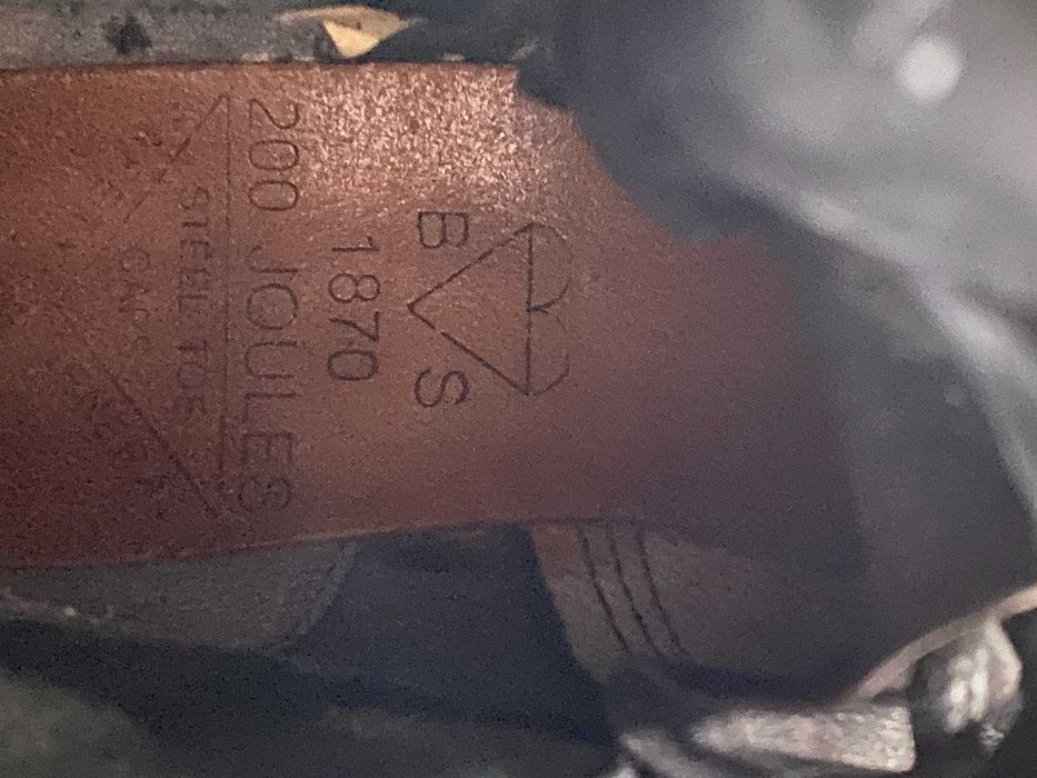 Botas Dodge original (unissexo) pretas, sola Goodyear