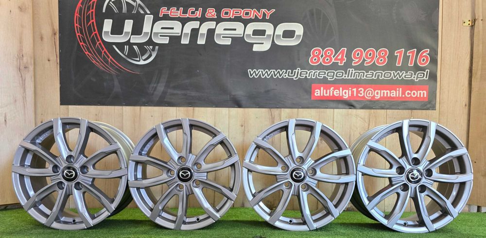 NOWE ALUFELGI MAZDA 16x5x114,3 - Mazda 3,5,6, x3,Cx30 ( ET 40 i 45 )