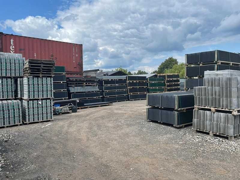 Słupek 60x40 Ral 7016 2m grafit antracyt ogrodzenie panelowe panele