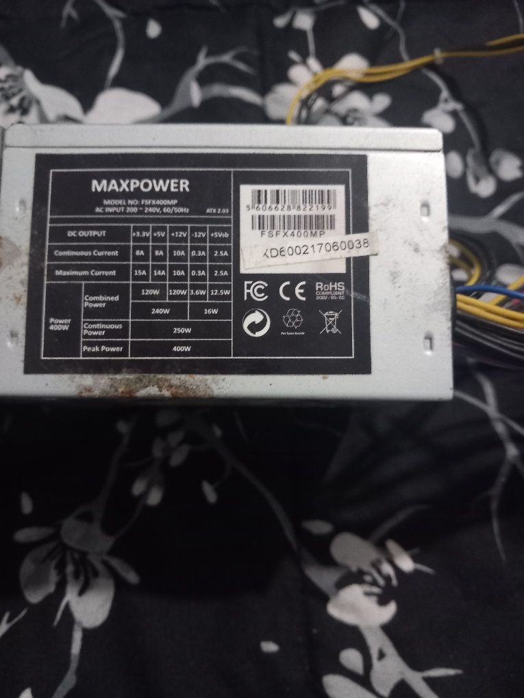 Maxpower Fonte Alimentação sfx fsfx400mp 400W/250W 10A/12V SR