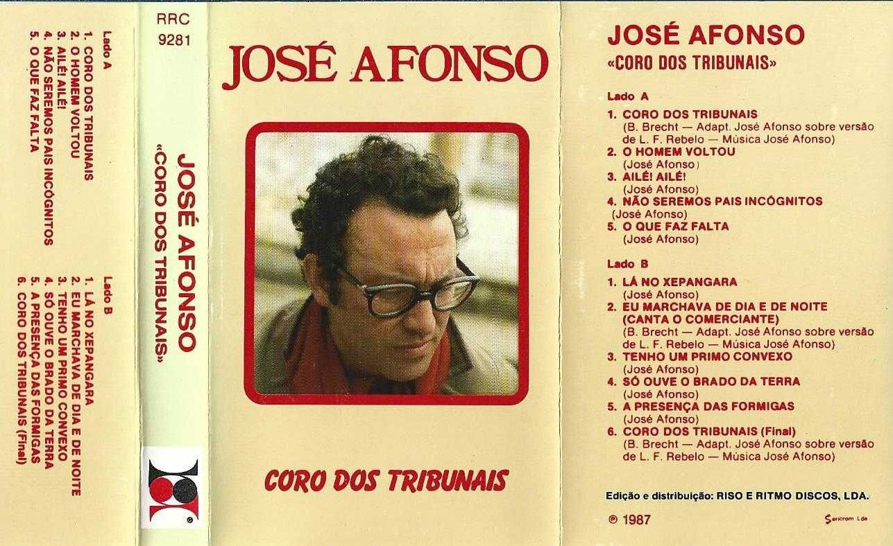 José Afonso	- - - - -		Coro dos Tribunais	- - - - -	K7