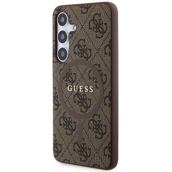 Guess Guhms24Sg4Gfrw S24 S921 Brązowy/Brown Hardcase 4G Collection