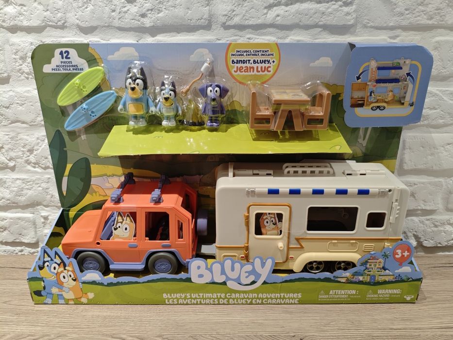 Bluey auto + przyczepa kampingowa kamper ultimate caravan