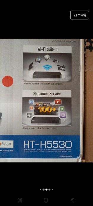Kino domowe Blu-ray 3D samsung HT-H5530