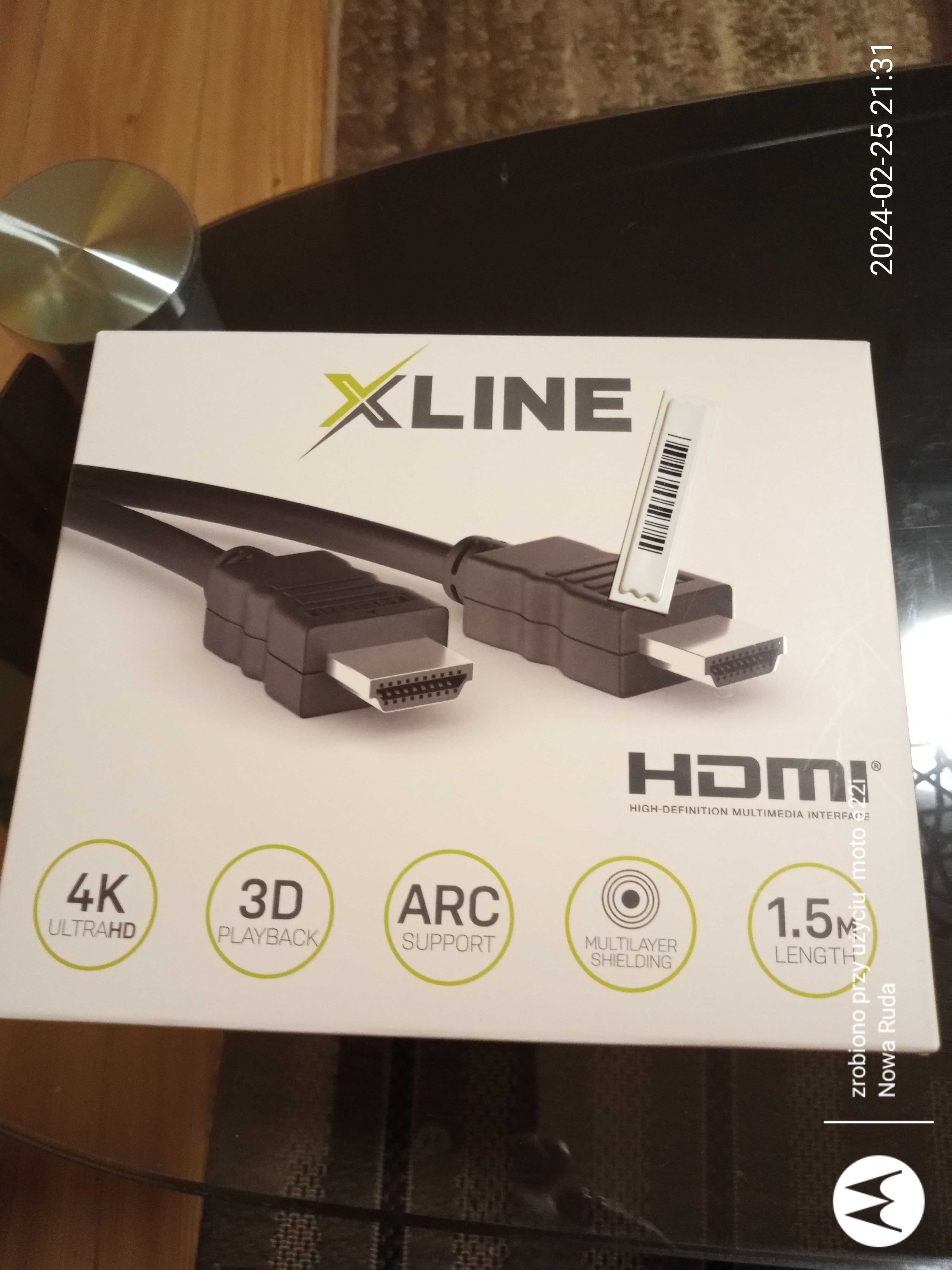 Kabel HDMI Xline Nowy 1.5 m 4K