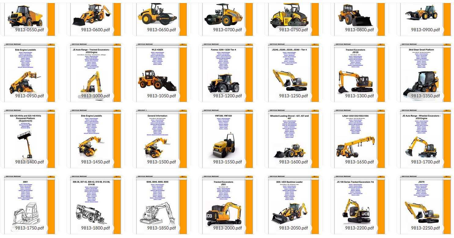 JCB Service Manuals dokumentacja techniczna do JCB Schematy Instrukcje