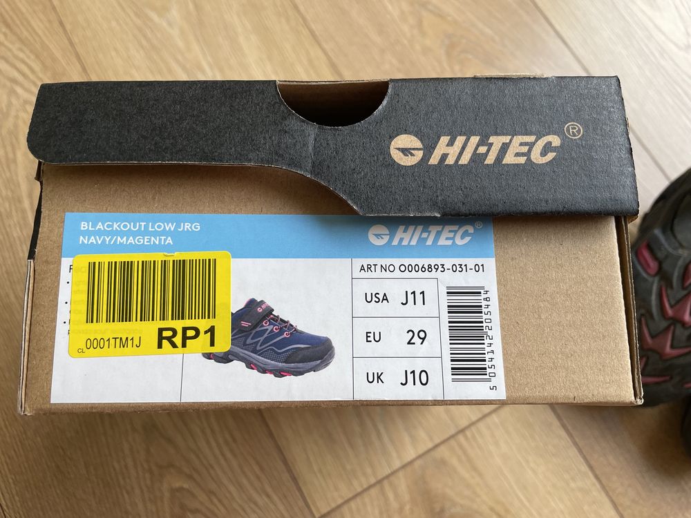 Buty dziecięce trekkingowe HI-TEC rozmiar 29