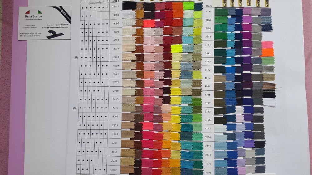 Velcro, Ilhós e outros componentes para calçado