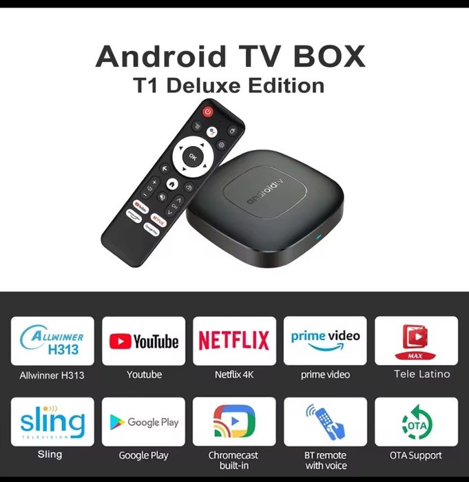 TV Box Android 2gb Ram 16gb rom.
Para streaming