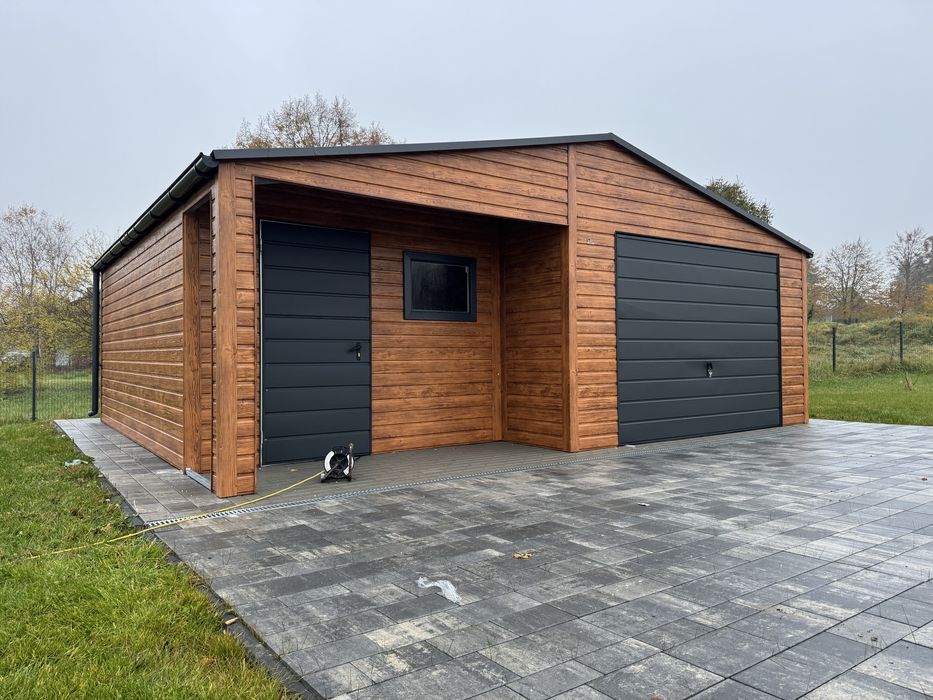 Garaz blaszany, ocynkowany profil zamkniety