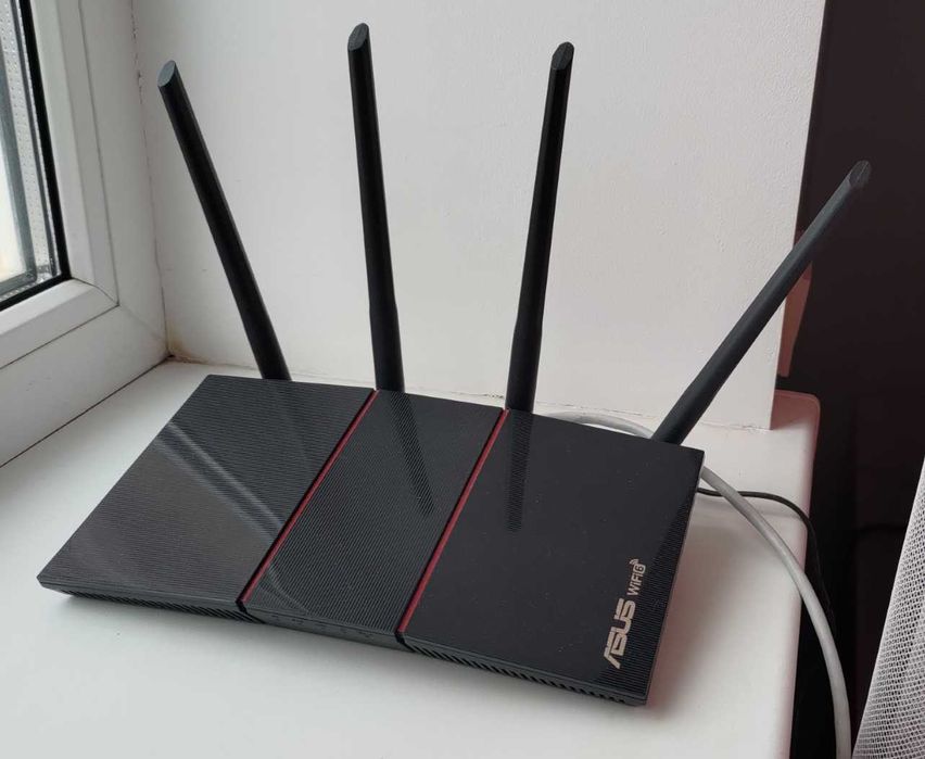 Маршрутизатор (роутер) Asus RT-AX55 AX1800 WiFi6 AiMesh MU-MIMO