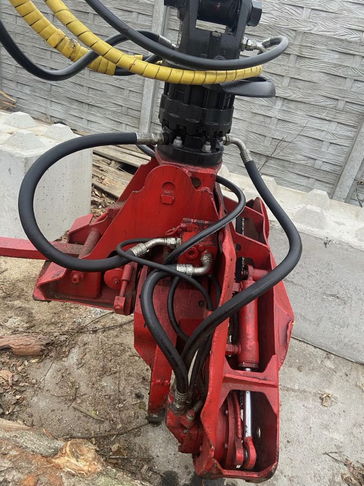 Glowica scinkowa, pila hydrauliczna do koparki