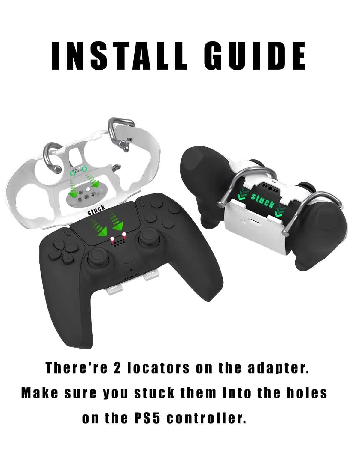 Mocowanie nakładka łopatki do kontroler pad konsoli PlayStation 5 PS5