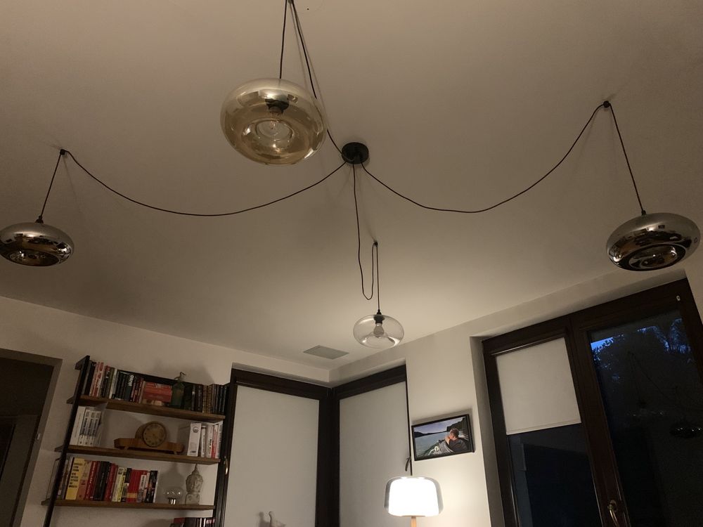 Lampa sufitowa Spider Madryt 4 Mix kolorów LOFT