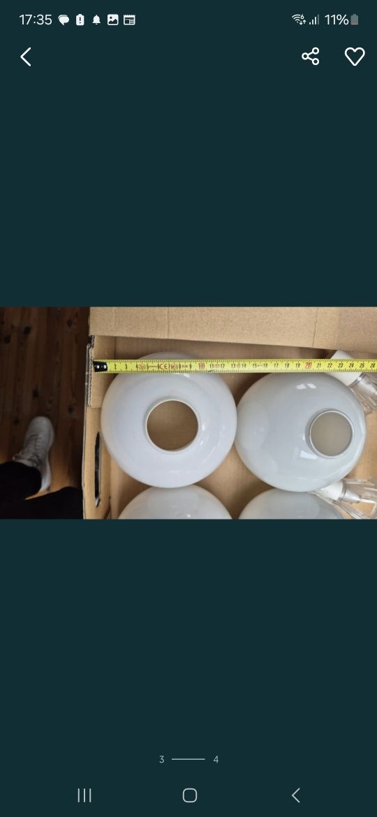 Szklany klosz kulka