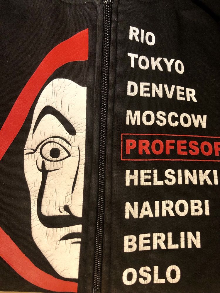 Bluza rozpinana Dom z papieru, el casa de papel, 164
