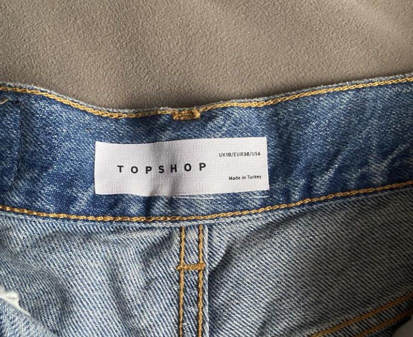 Модные джинсовые шорты от topshop, джинсові шорти жіночі