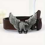 Pas pasek kowbojski western cowboy DUŻY ORZEŁ EAGLE USA retro 130 cm