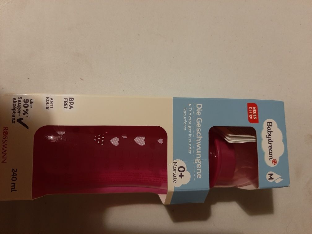 Butelka standardowa 240 ml że smoczkiem