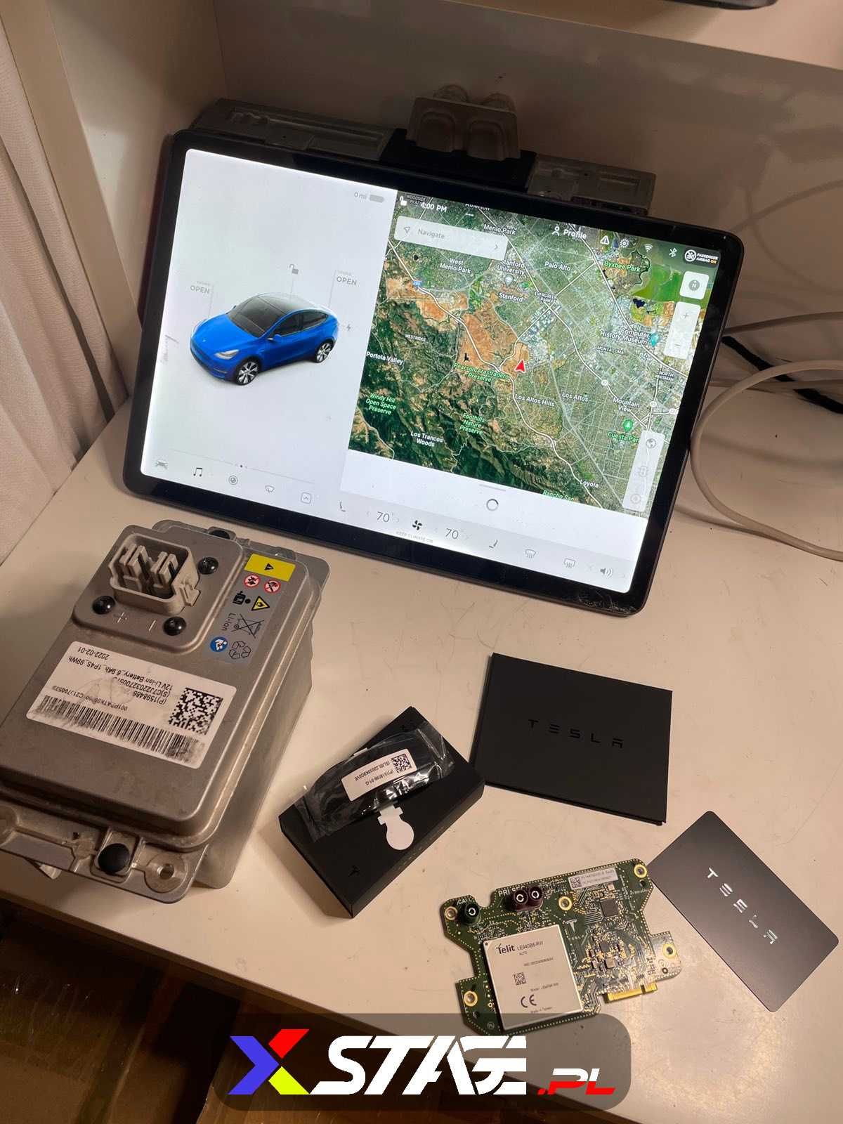 Tesla model Y 3 S X Modem EU modul LTE INTEL Europa