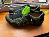 Salewa Wildfire Edge GTX w kolorze Myrtle/Fluo Green - B. DOBRY STAN