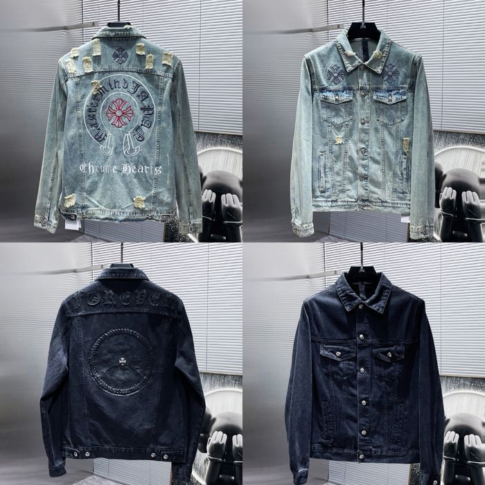 CHROME HEARTS джинсовка , курточка джинсовая куртка мужская унисекс