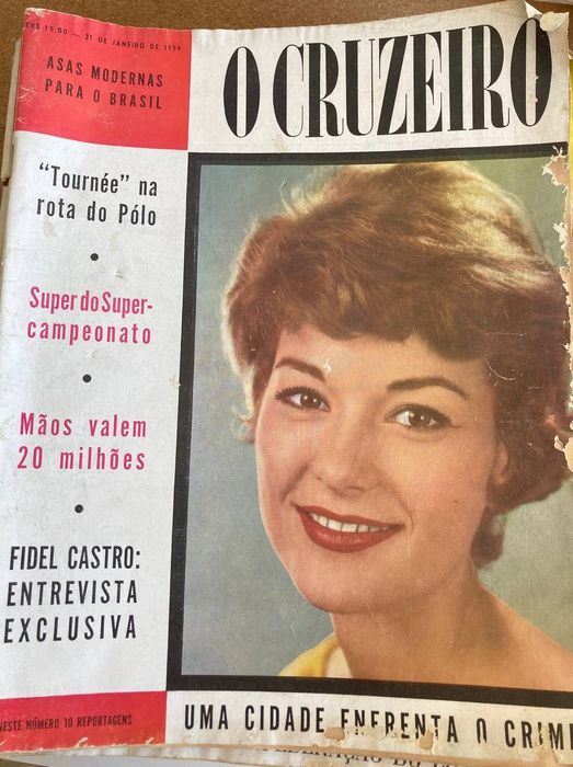 revistas “o cruzeiro” do final dos anos 50