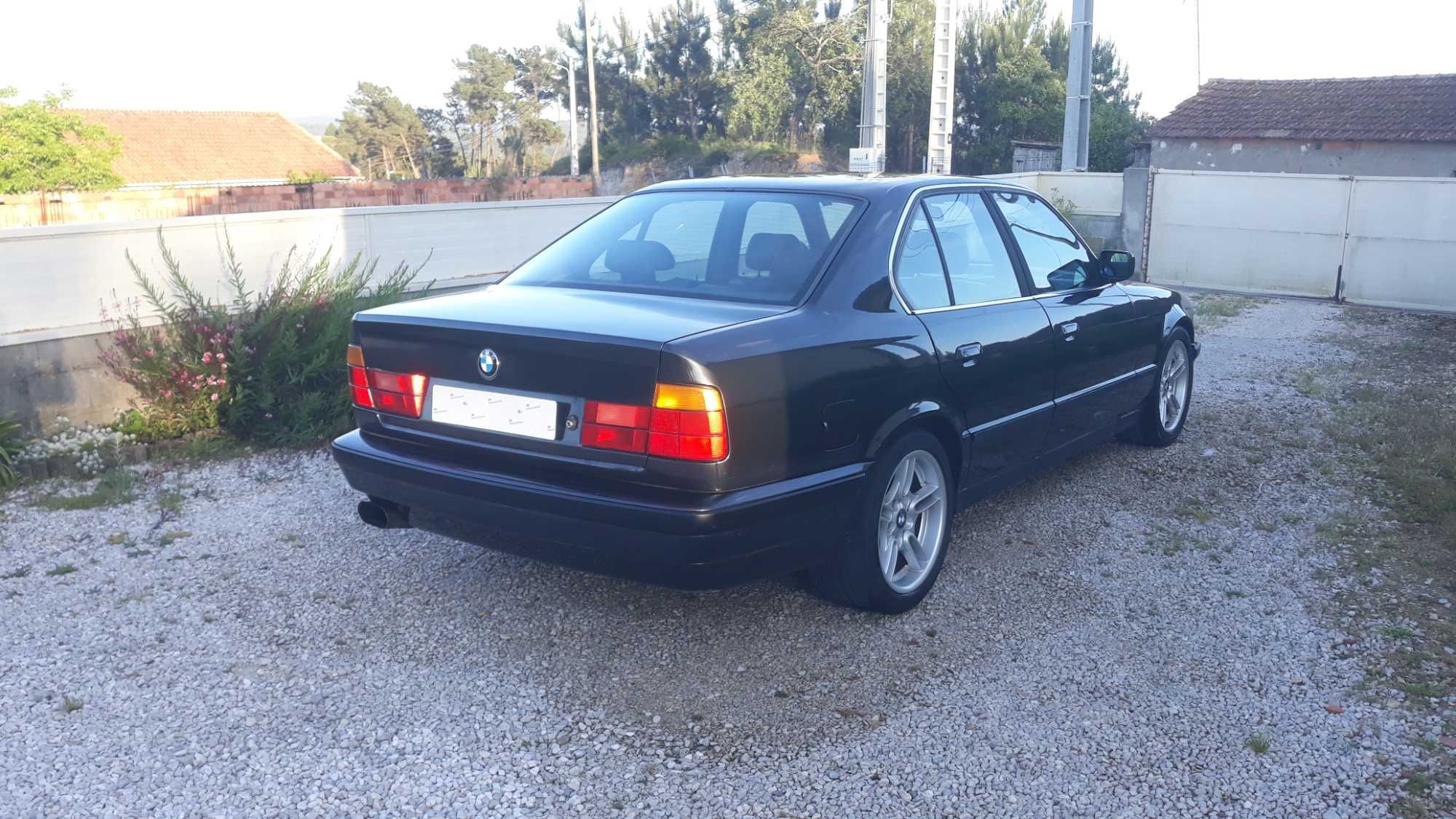 bmw e34 525i cinza escuro