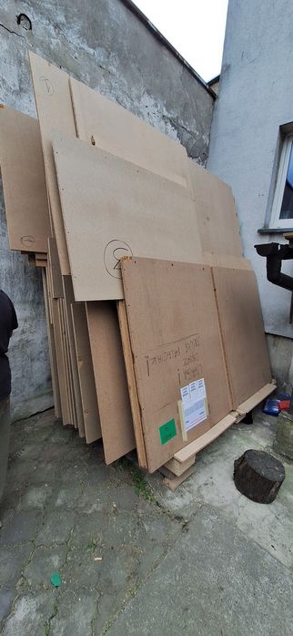 Płyty wiórowe z rozbiórki skrzyń 18mm różne wymiary