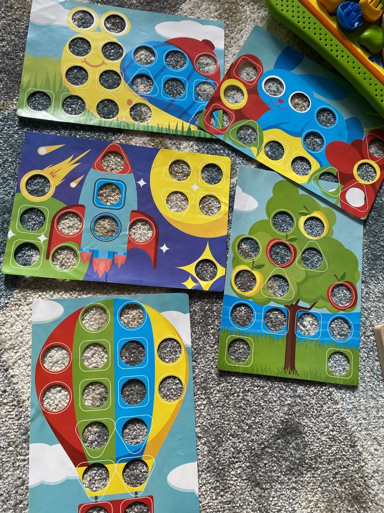 Мозайка, развивающая игра для малышей