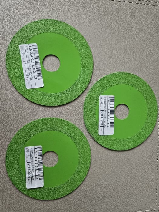 Tarcze diamentowe do cięcia szkła ,nowe – 3 sztuki, 100mm x 15mm