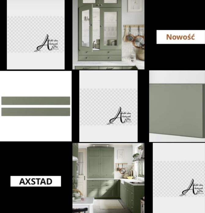 60x10 cm. A X S T A D ikea metod front szuflady maximera knivshult