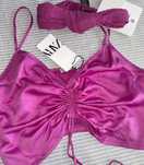 Conjunto Top e fita Zara