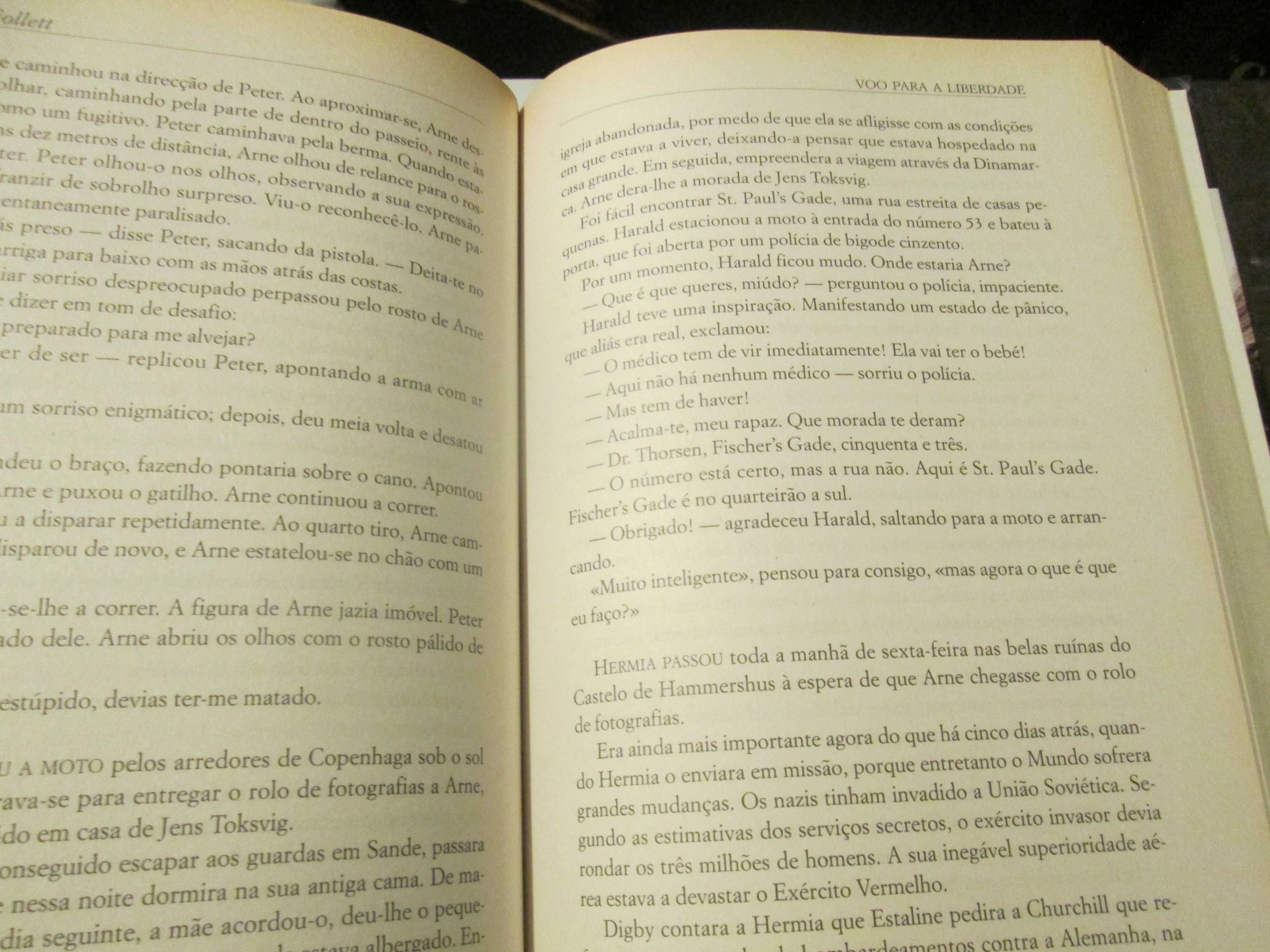Voo para a Liberdade e Perigo Biológico, de Ken Follett