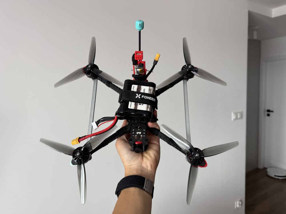Dron 7 cali mark5 long range analog 6s ELRS