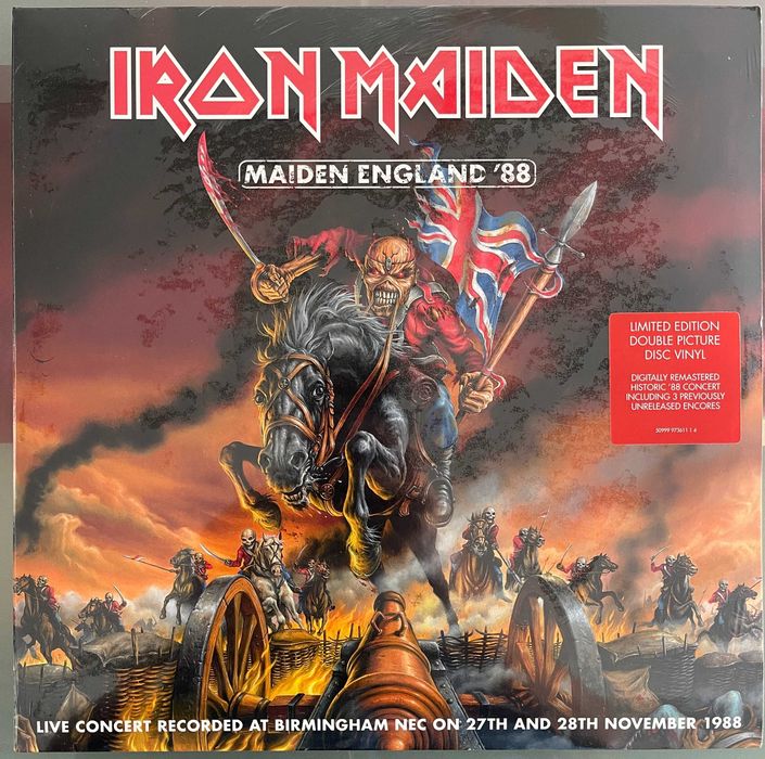 2LP Picture - Iron Maiden - Maiden England '88