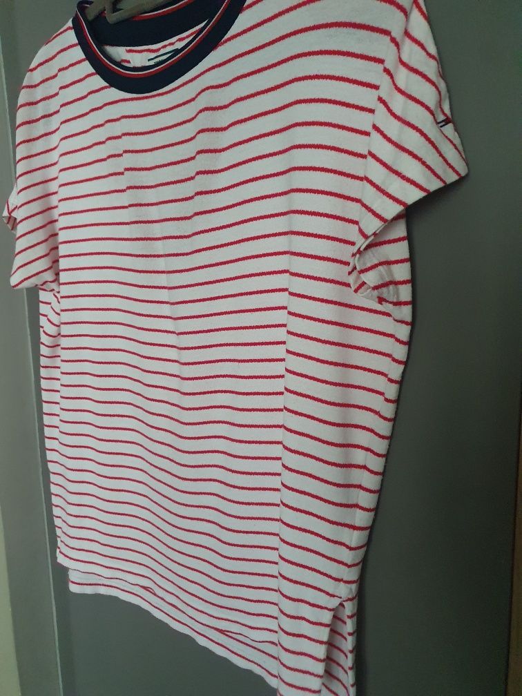 Bluzka koszulka w paski Tommy Hilfiger  Denim r Xs