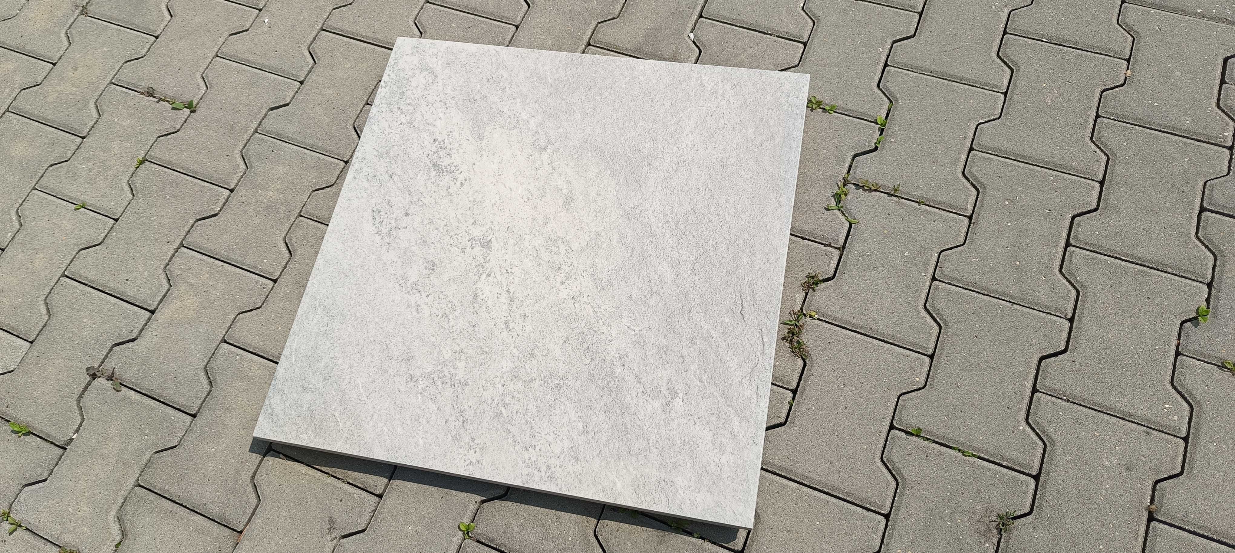 Płytki podłogowe tarasowe chodnikowe Quarzo Silver 60X60x2 cm Gat.1