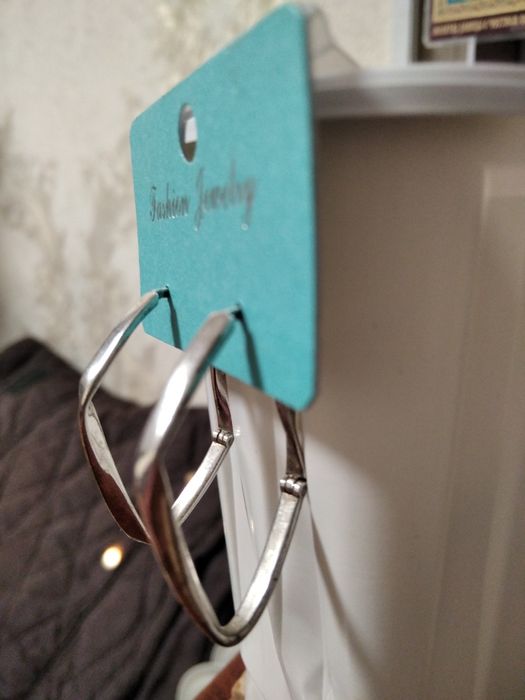 Серьги серебряные на английской застежке