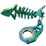 Keyspinner Keyrambit + Rekinek TikTok - LAGOON -Druk 3D