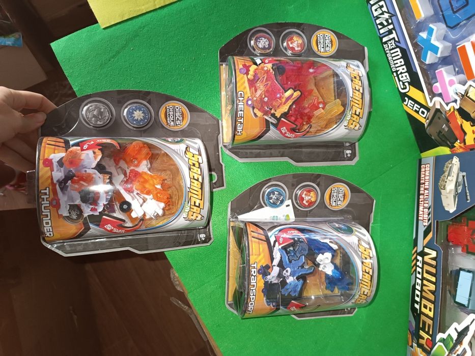 Набір трансформер цифри 1-5, 6-9 трансформери роботи робот скрічери