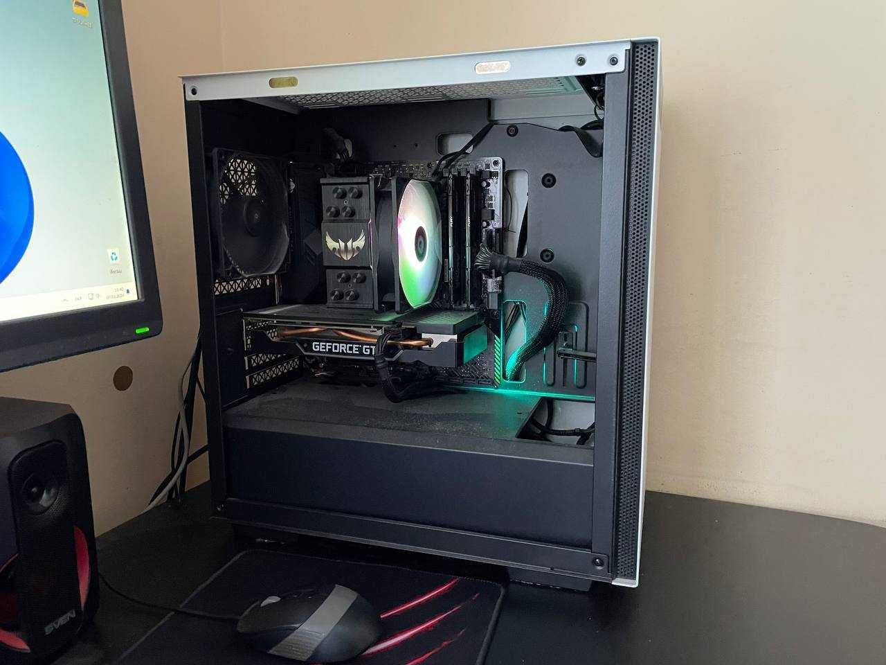 Ігровий ПК з монітором Ryzen 5, GTX 1660 6GB, DDR4 16Gb 3200, SSDM.2