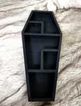 Półka trumna trumienka czarna coffin shelf